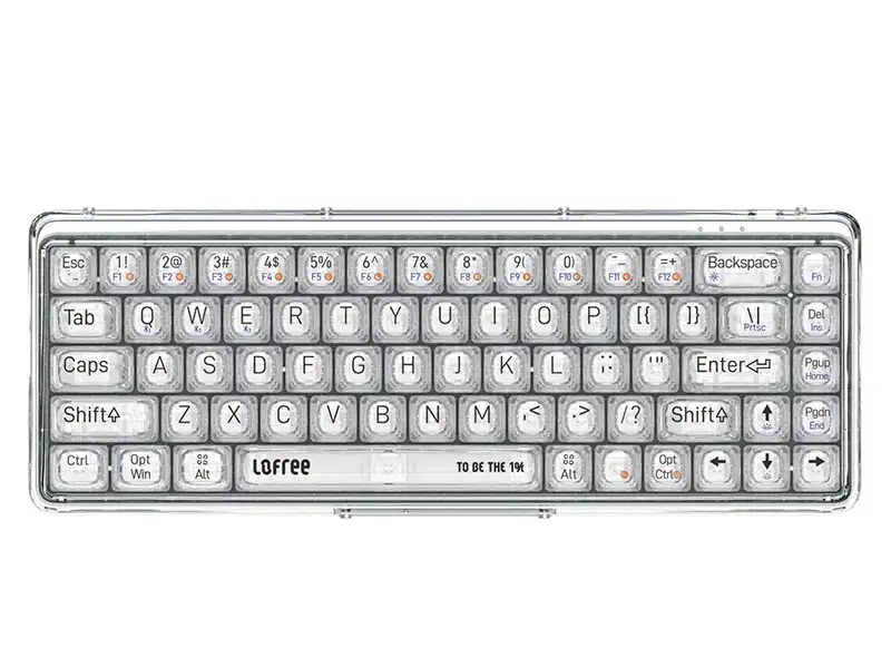 picture کیبورد بی سیم مکانیکی  LOFREE OE907 1% Jelly Wireless Mechanical Keyboard