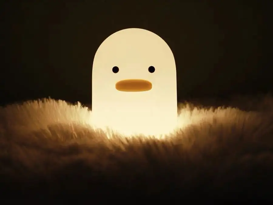 picture چراغ خواب فانتزی رومیزی قابل شارژ Cross-border Silly Duck Night Light