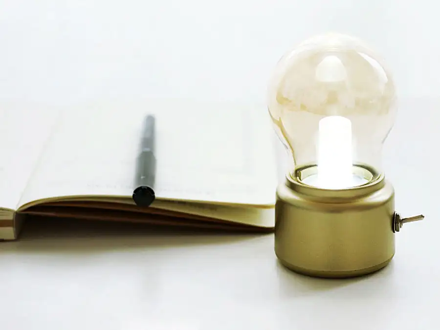 picture لامپ شارژی قابل حمل light bulb night light table lamp