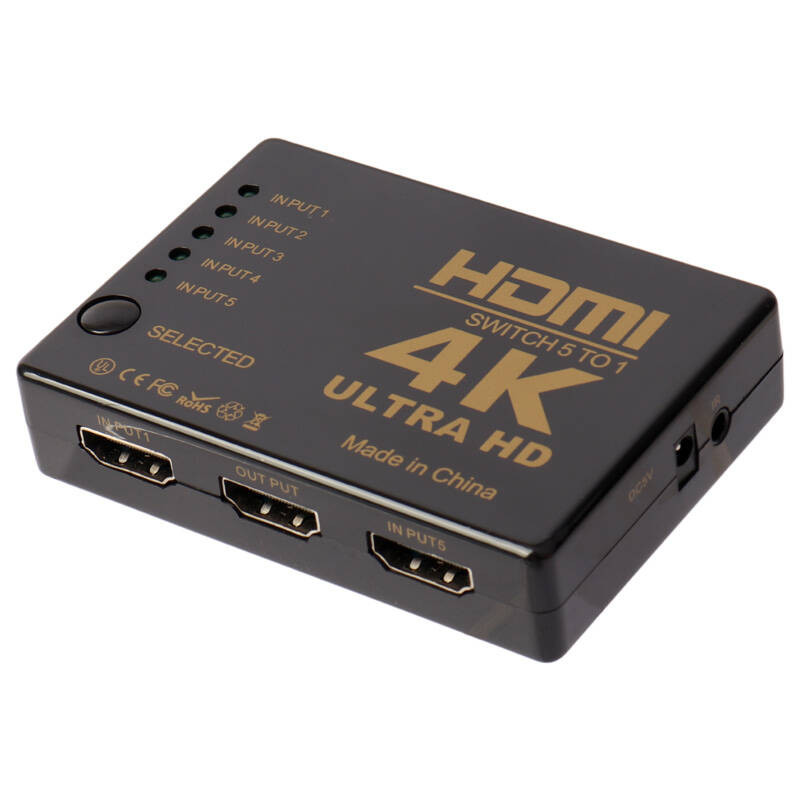 picture سوئیچ 5 پورت HDMI مدل IFSWT-501