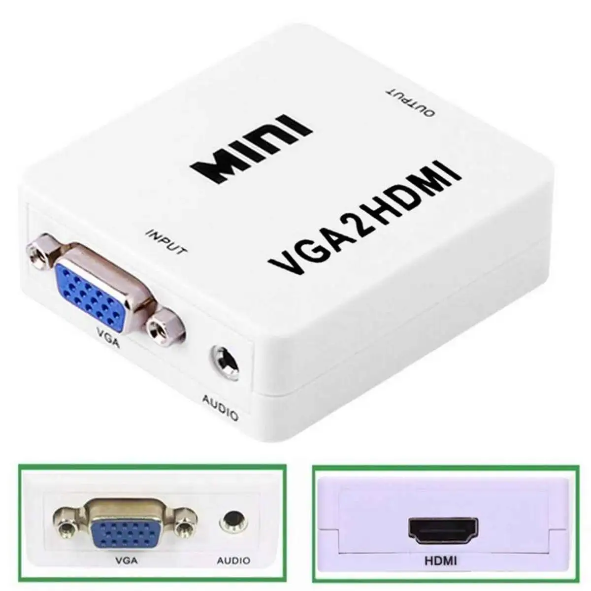 picture تبدیل VGA به HDMI وی نت مدل V-COVGA2HDM