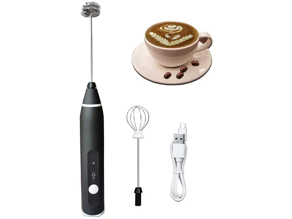 picture فوم ساز برقی چندمنظوره شیر Frother Handheld Multi-functional Electric Foam Maker