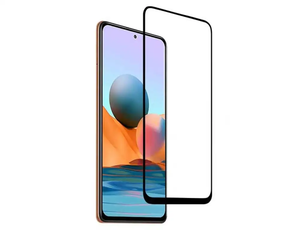 picture گلس و محافظ تمام صفحه Mletubl Full Glass For Redmi note 10 pro/max/k40/k40 pro/k40 pro plus