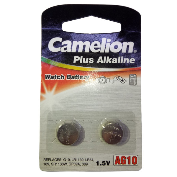 باتری سکه ای کملیون مدل AG10 Plus Alkaline بسته 2 عددی 91823