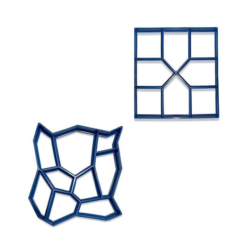 picture قالب سنگ فرش مدل نامنظم و پنجره ای  بسته دو عددی