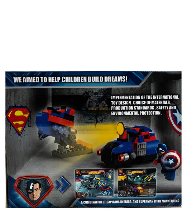 picture لگو طرح سوپرمن کی تویز Kitoys کد ZD-LEGOSUPERMAN
