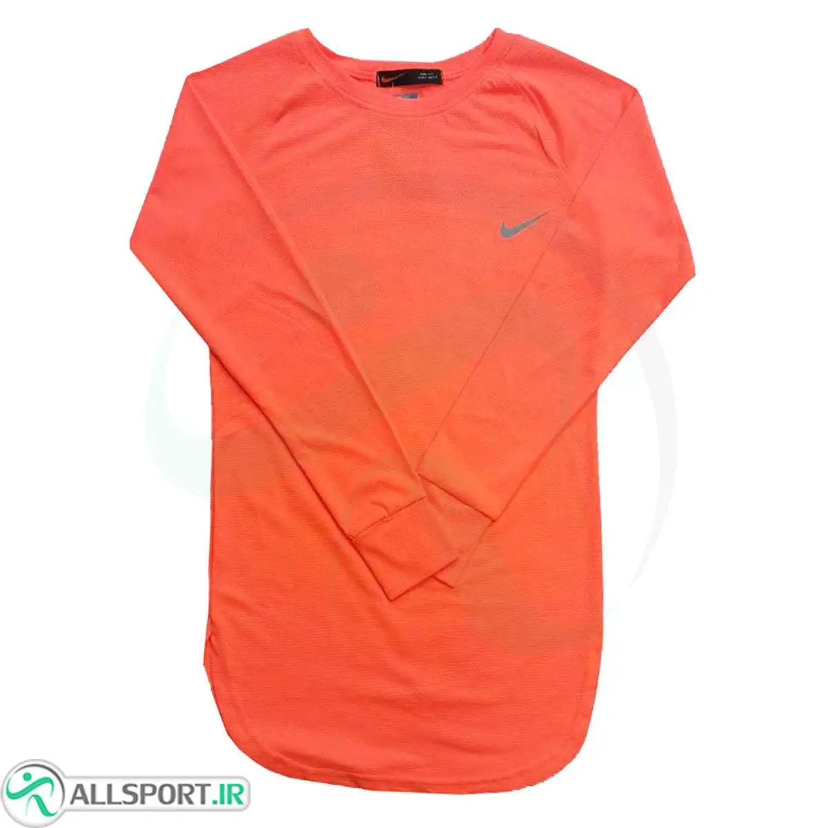 picture تیشرت ورزشى آستین بلند زنانه نایک نارنجی