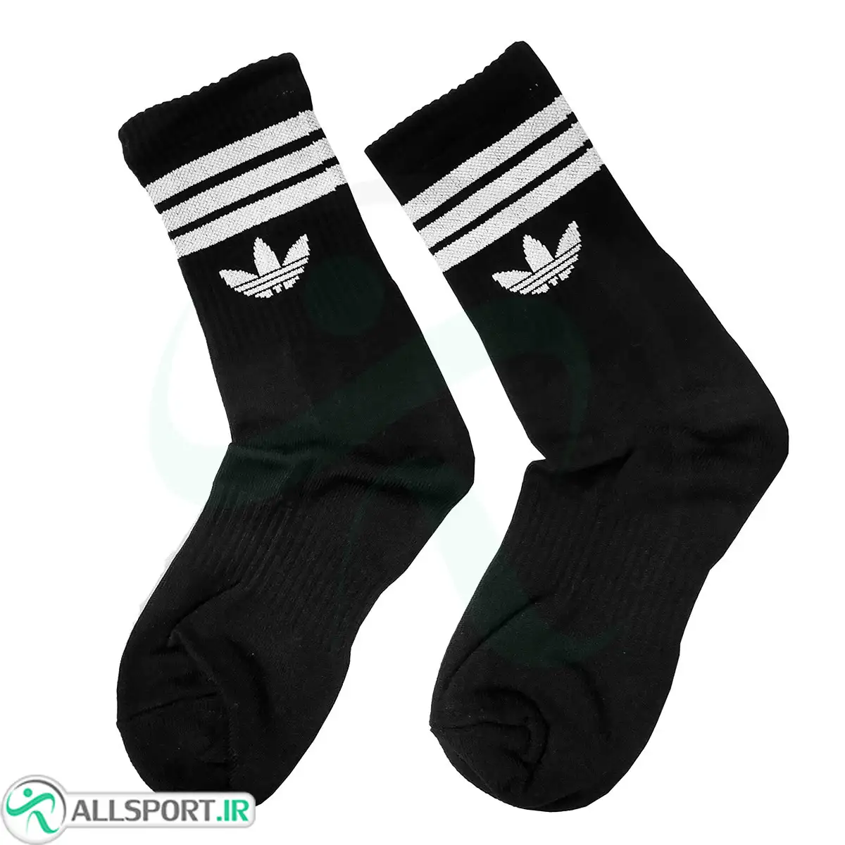 picture جوراب آدیداس طرح اصلی Adidas socks Black