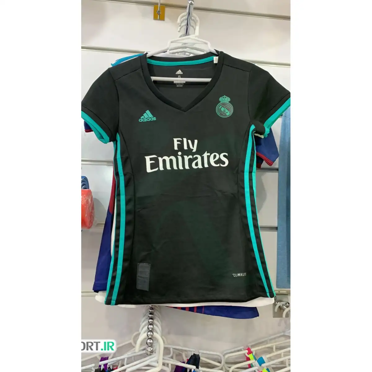 picture پیراهن زنانه دوم رئال مادرید Real Madrid 2017-18 Women Away Soccer Jersey