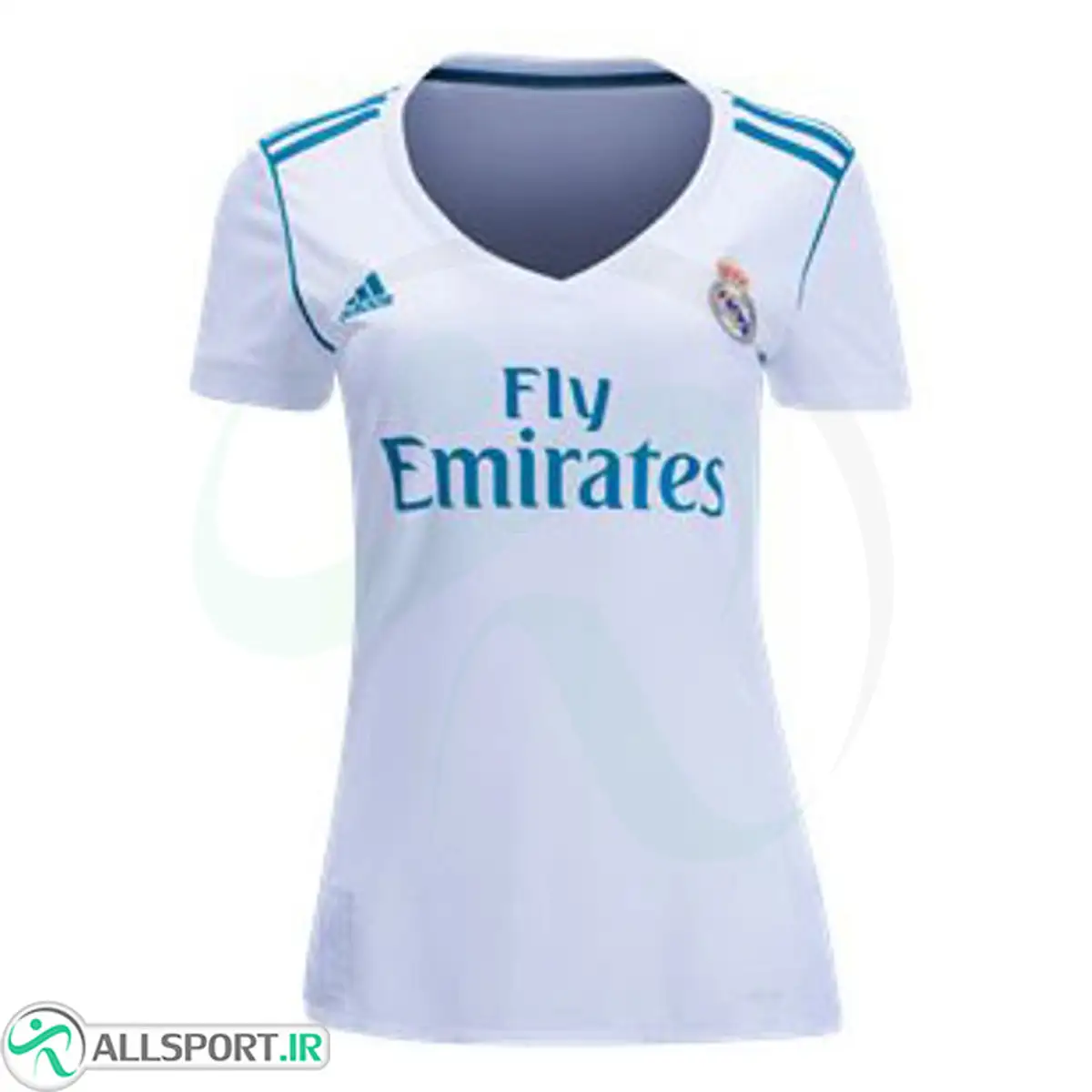picture پیراهن زنانه اول رئال مادرید Real Madrid 2017-18 Women Home Soccer Jersey