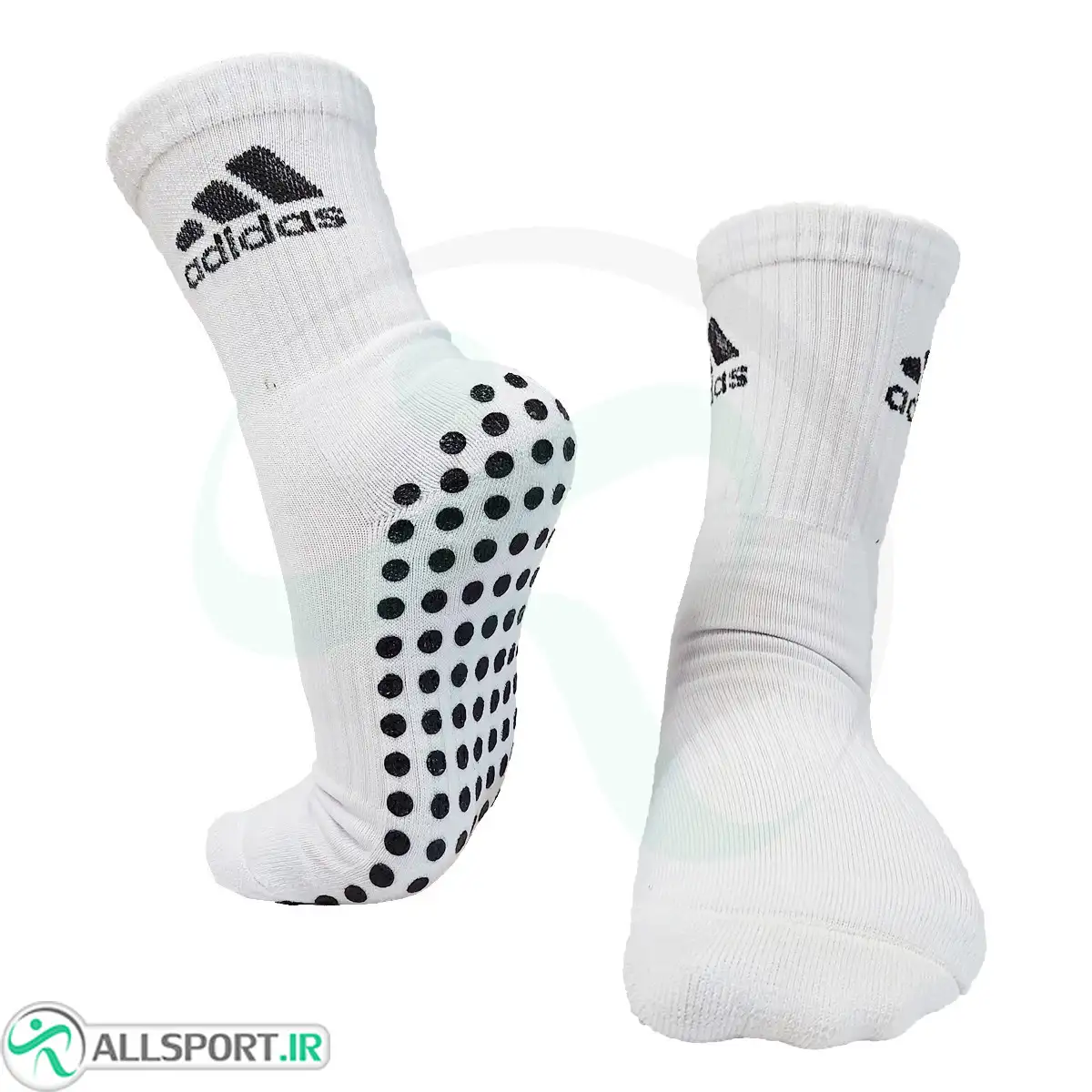 picture جوراب ترمز دار آدیداس Adidas Socks White Black