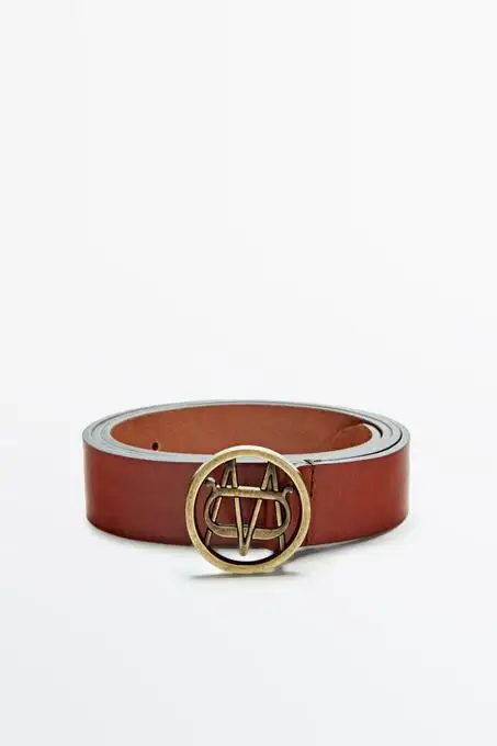 کمربند روزمره ماسیمو دوتی با کد 211211229 ( Logo Tokalı Deri Kemer ) 9459392