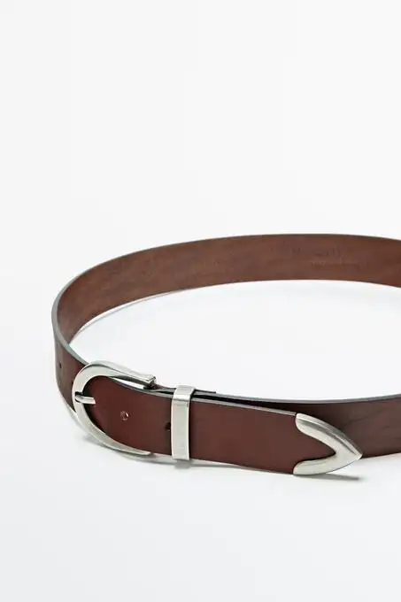 کمربند روزمره ماسیمو دوتی با کد 196074968 ( Kahverengi Deri Kemer ) 9459407