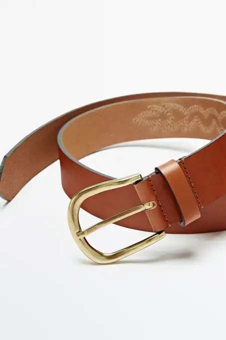 کمربند روزمره ماسیمو دوتی با کد 192242127 ( Dekoratif Üst Dikişli Deri Kemer ) 9459414