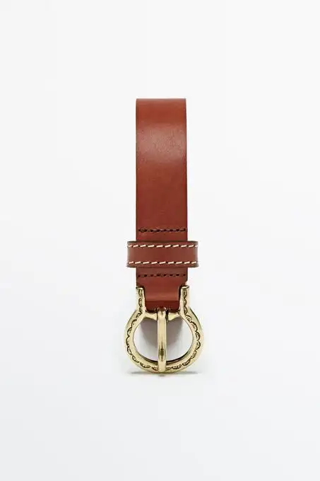 کمربند روزمره ماسیمو دوتی با کد 192235686 ( Dikiş Detaylı Deri Kemer ) 9459469