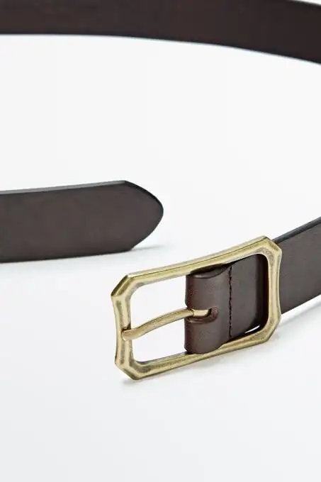 کمربند روزمره ماسیمو دوتی با کد 192164406 ( Geometrik Tokalı Deri Kemer ) 9459477