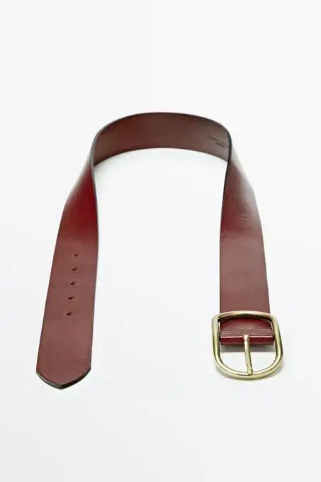 کمربند روزمره ماسیمو دوتی با کد 192910417 ( Oval Tokalı Deri Kemer ) 9459510