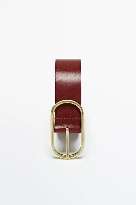 کمربند روزمره ماسیمو دوتی با کد 192910417 ( Oval Tokalı Deri Kemer ) 9459511