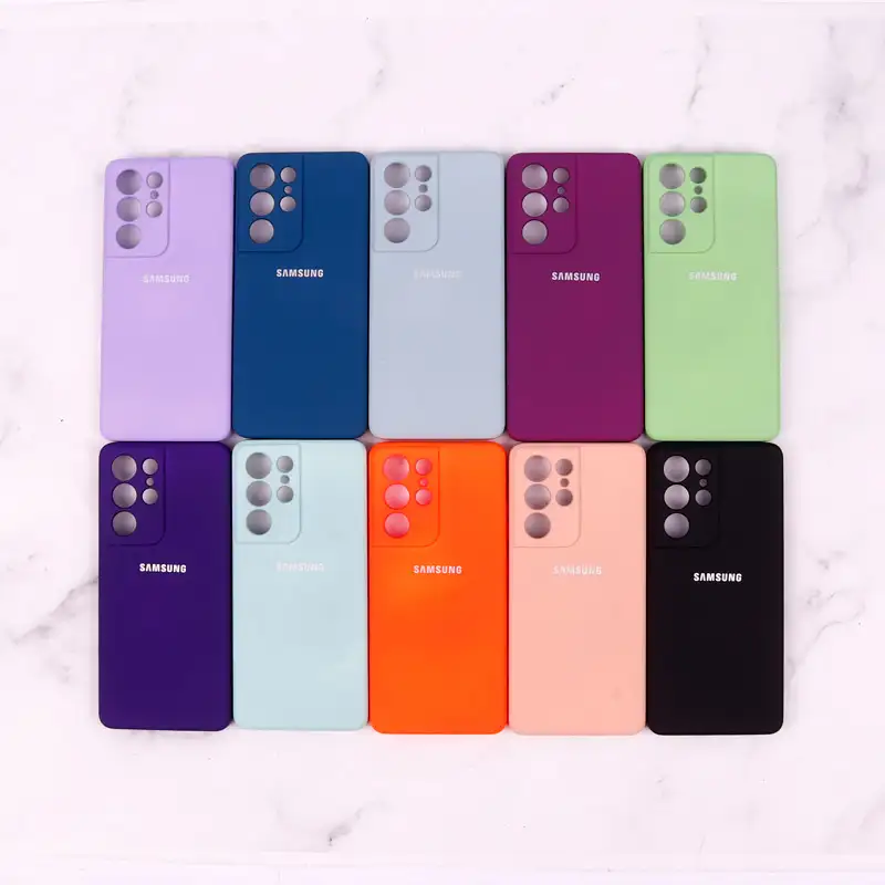 picture قاب محافظ لنزدار سیلیکونی Highcopy سامسونگ Samsung Galaxy S21 Ultra