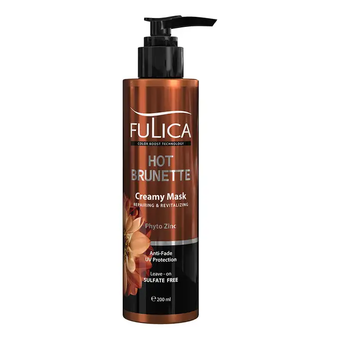 picture تقویت کننده مو فولیکا با کد 1306010043 ( Fulica Repairing And Revitalizing Hot Brunette Creamy Mask 200Ml )