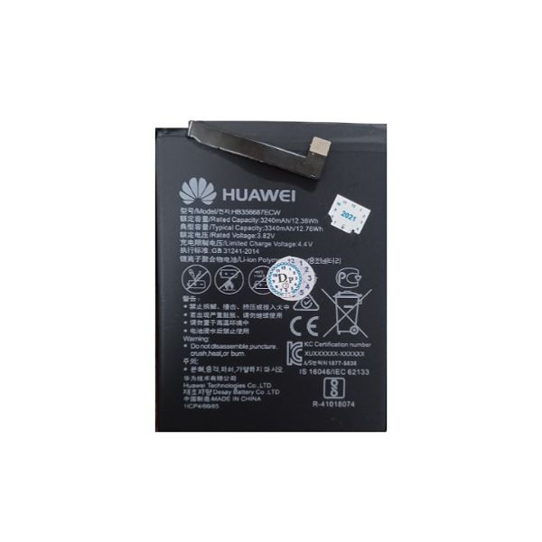 picture  باتری موبایل مدل HB356687ECW ظرفیت 3340 میلی آمپر ساعت مناسب برای گوشی موبایل هوآوی Mate 10 lite/Nova 2plus