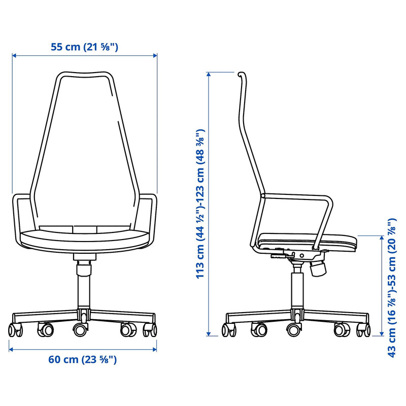 صندلی اداری ایکیا مدل huvudspelare  9604810