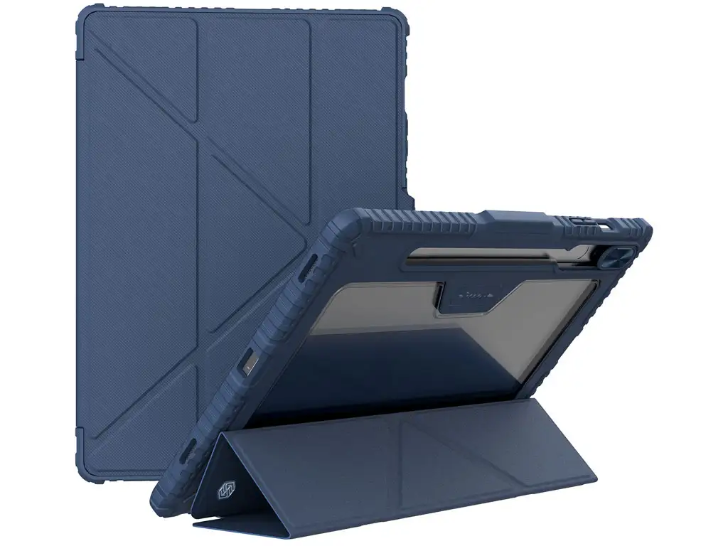 picture کیف محافظ بامپردار سامسونگ تب اس 9 نیلکین Nillkin Bumper Leather cover case Pro Multi-angle folding style for Samsung Galaxy Tab S9