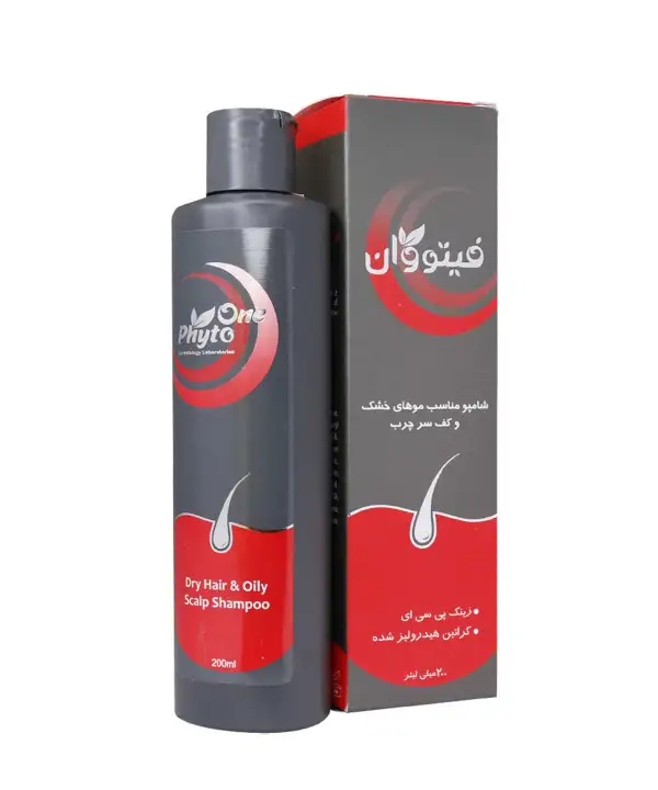 picture شامپو مناسب موهای خشک و کف سر چرب فیتووان Phyto One
