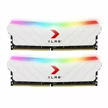 picture رم پی ان وای XLR8 EPIC-X RGB White 16GB 8GBx2 3600MHz CL18